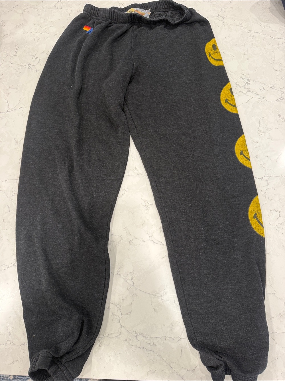 Aviator Nation sweatpants with smile